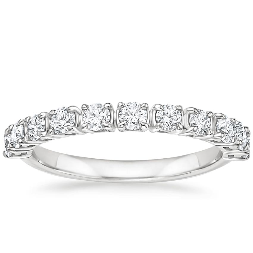 Platinum Jade Trau Cella Diamond Ring, large top view