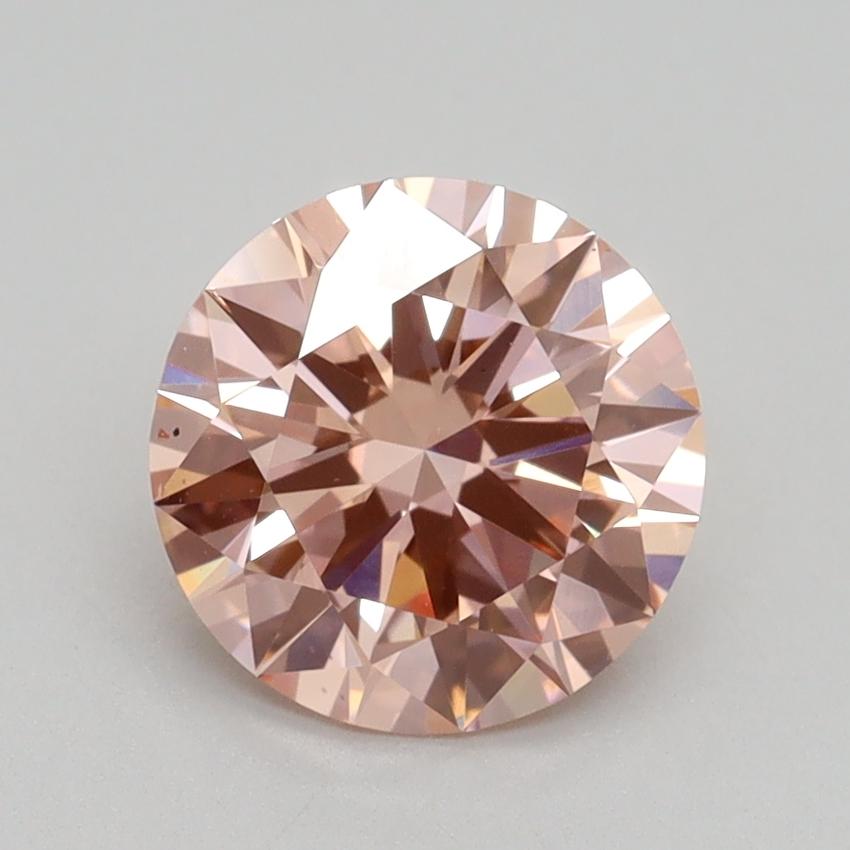 1.70 Ct. Fancy Intense Pink Round Lab Grown Diamond