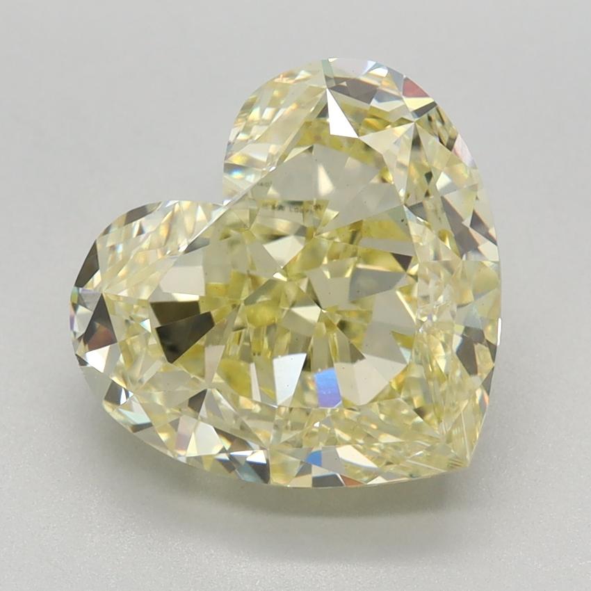 3.76 Ct. Fancy Intense Yellow Heart Lab Grown Diamond