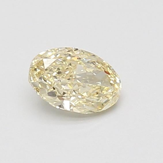 0.43 Ct. Fancy Light Yellow Oval Lab Grown Diamond