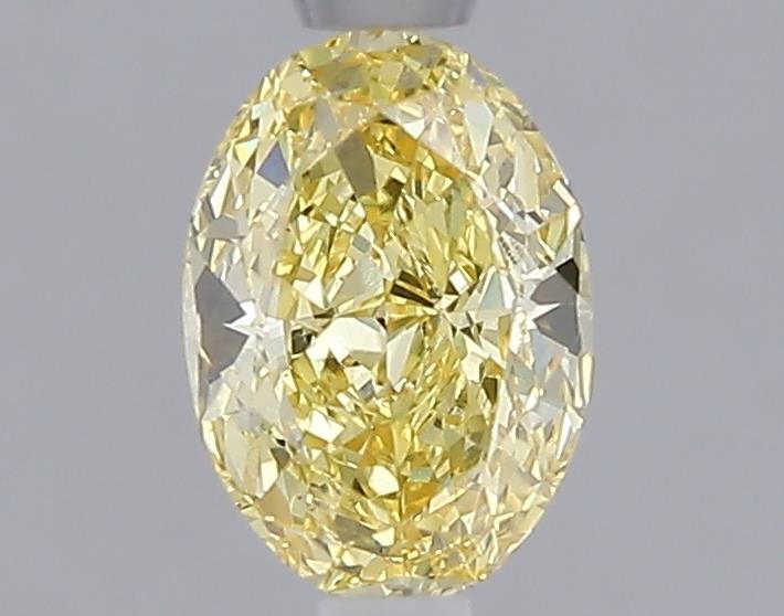 1.01 Ct. Fancy Intense  Yellow Oval Lab Grown Diamond
