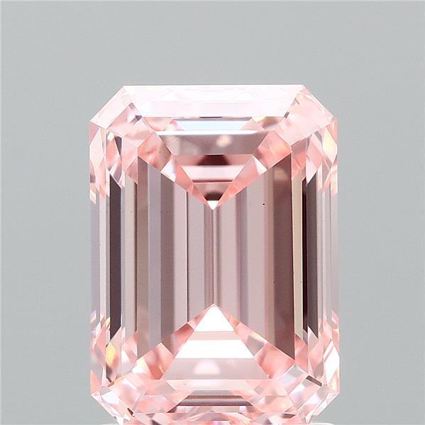 2.09 Ct. Fancy Vivid Pink Emerald Lab Grown Diamond