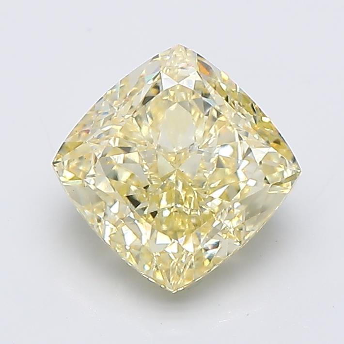 1.55 Ct. Fancy  Yellow Cushion Lab Grown Diamond