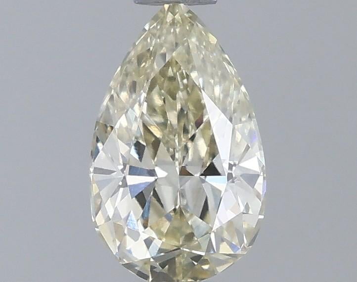 0.52 Ct. Fancy Light Yellow Pear Lab Grown Diamond