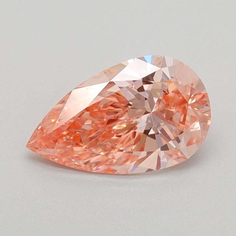 0.84 Ct. Fancy Vivid Pink Pear Lab Grown Diamond