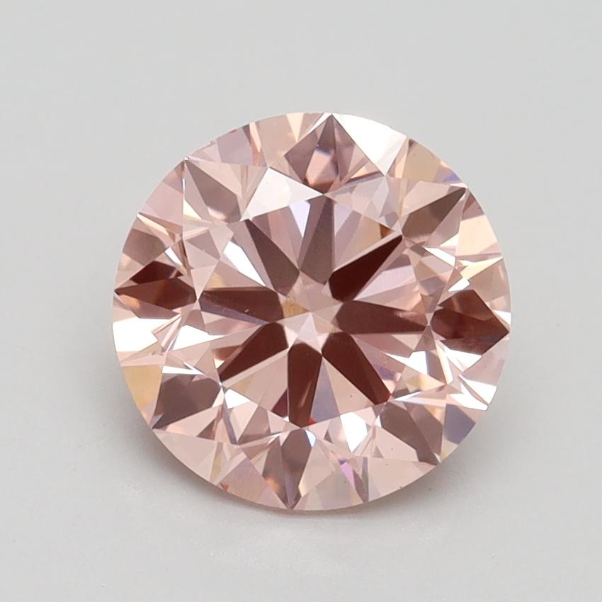 1.90 Ct. Fancy Intense Pink Round Lab Grown Diamond