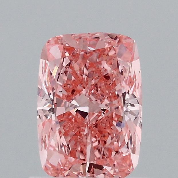 1.01 Ct. Fancy Vivid Pink Cushion Lab Grown Diamond