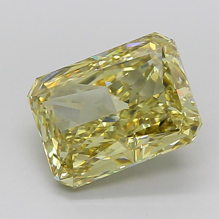 3.32 Ct. Fancy Intense Yellow Radiant Lab Grown Diamond