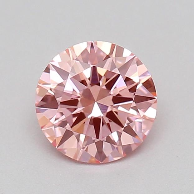 0.33 Ct. Fancy Vivid  Pink Round Lab Grown Diamond
