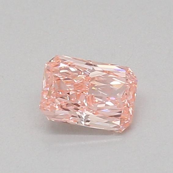 0.46 Ct. Fancy Vivid Pink Radiant Lab Grown Diamond
