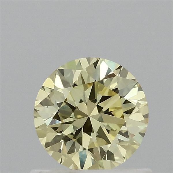 0.70 Ct. Fancy Intense Yellow Round Lab Grown Diamond