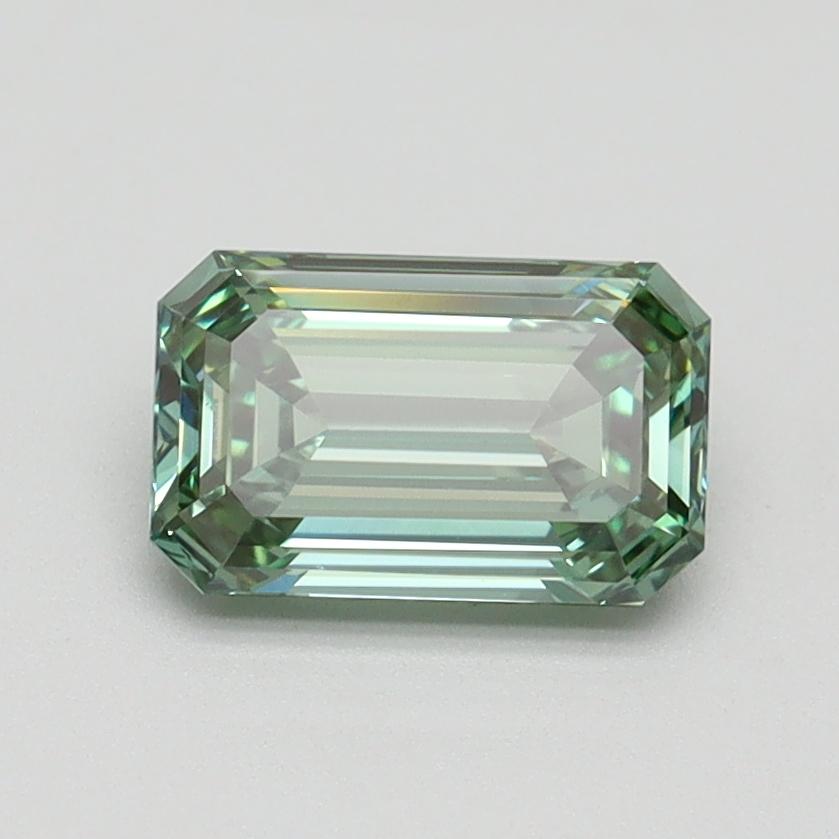 1.00 Ct. Fancy Intense Green Emerald Lab Grown Diamond