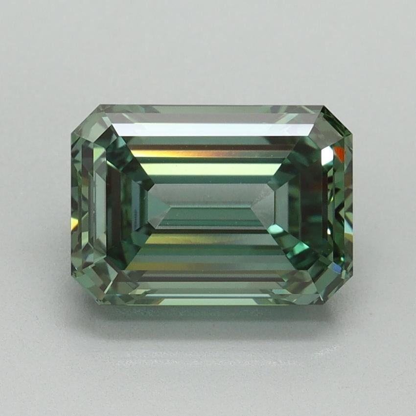 2.54 Ct. Fancy Vivid Green Emerald Lab Grown Diamond