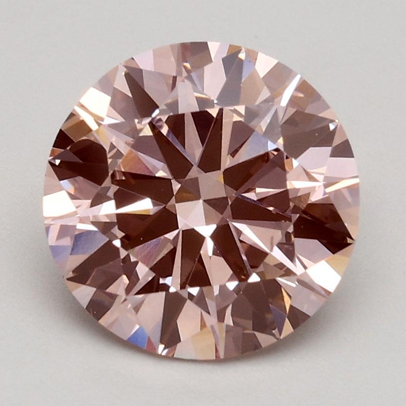 1.70 Ct. Fancy Pink Round Lab Grown Diamond
