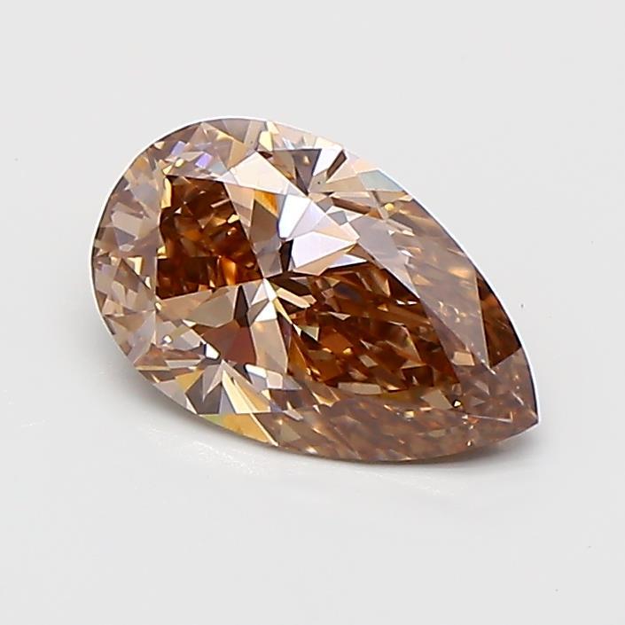 1.09 Ct. Fancy  Brown Pear Lab Grown Diamond