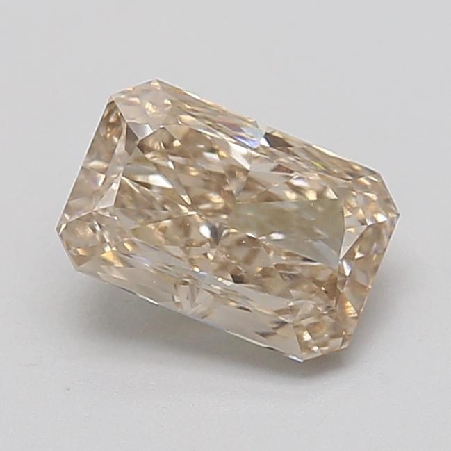 1.11 Ct. Very Light  Brown Radiant Lab Grown Diamond