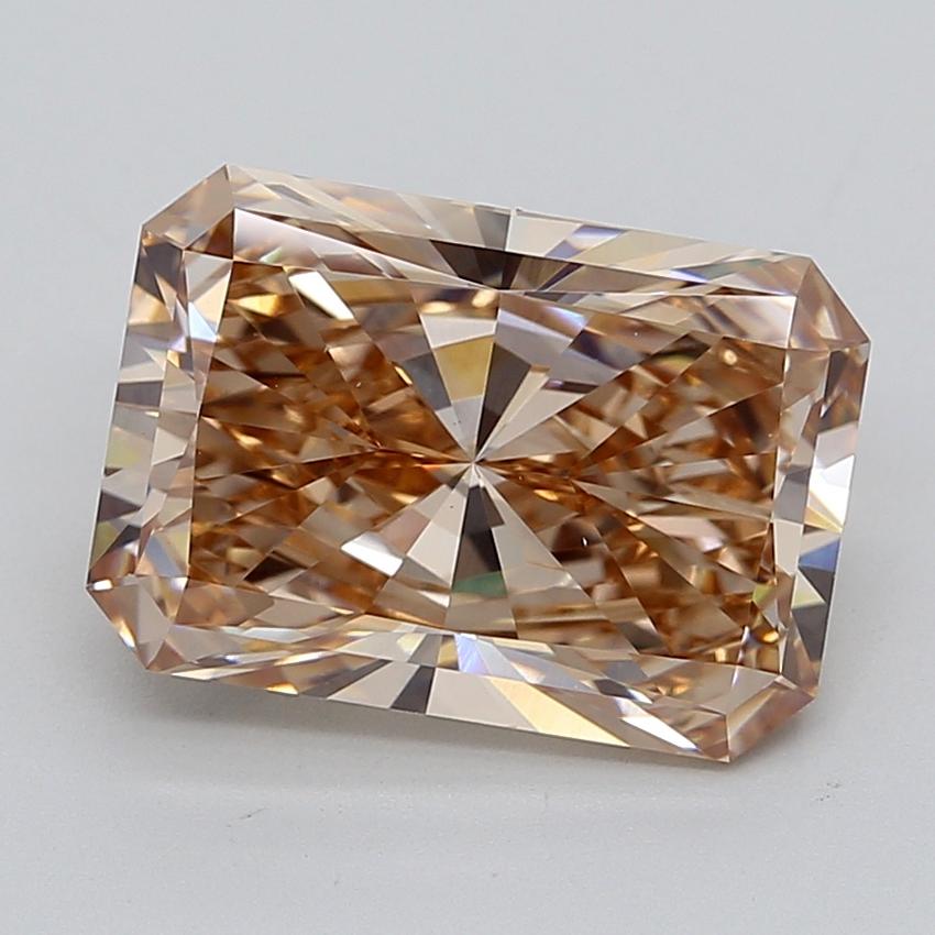 7.05 Ct. Fancy  Brown Radiant Lab Grown Diamond