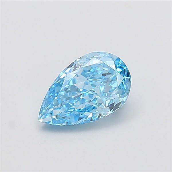 1.51 Ct. Fancy Vivid Blue Pear Lab Grown Diamond