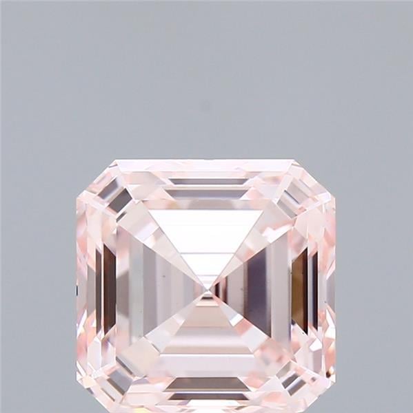 3.15 Ct. Fancy Pink Asscher Lab Grown Diamond