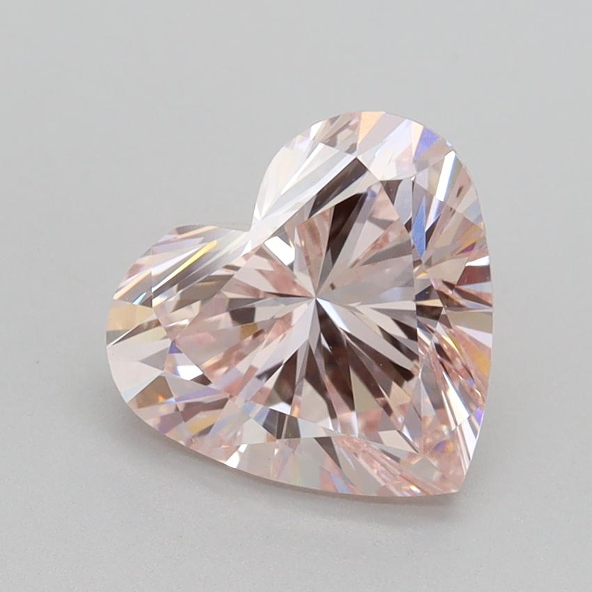2.20 Ct. Fancy Pink Heart Lab Grown Diamond