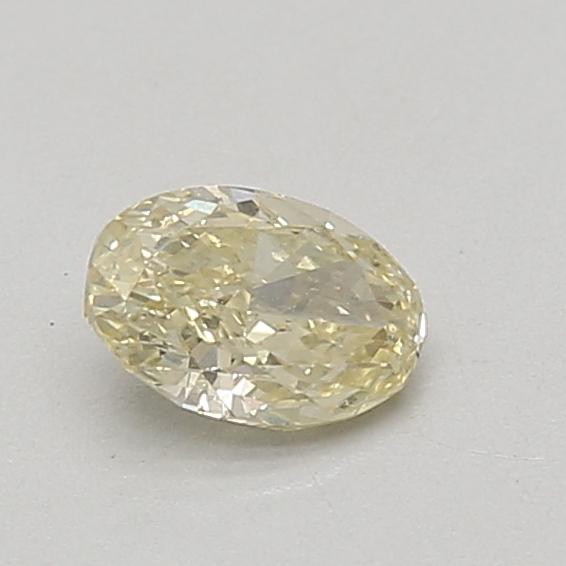 0.55 Ct. Fancy Light Yellow Oval Lab Grown Diamond