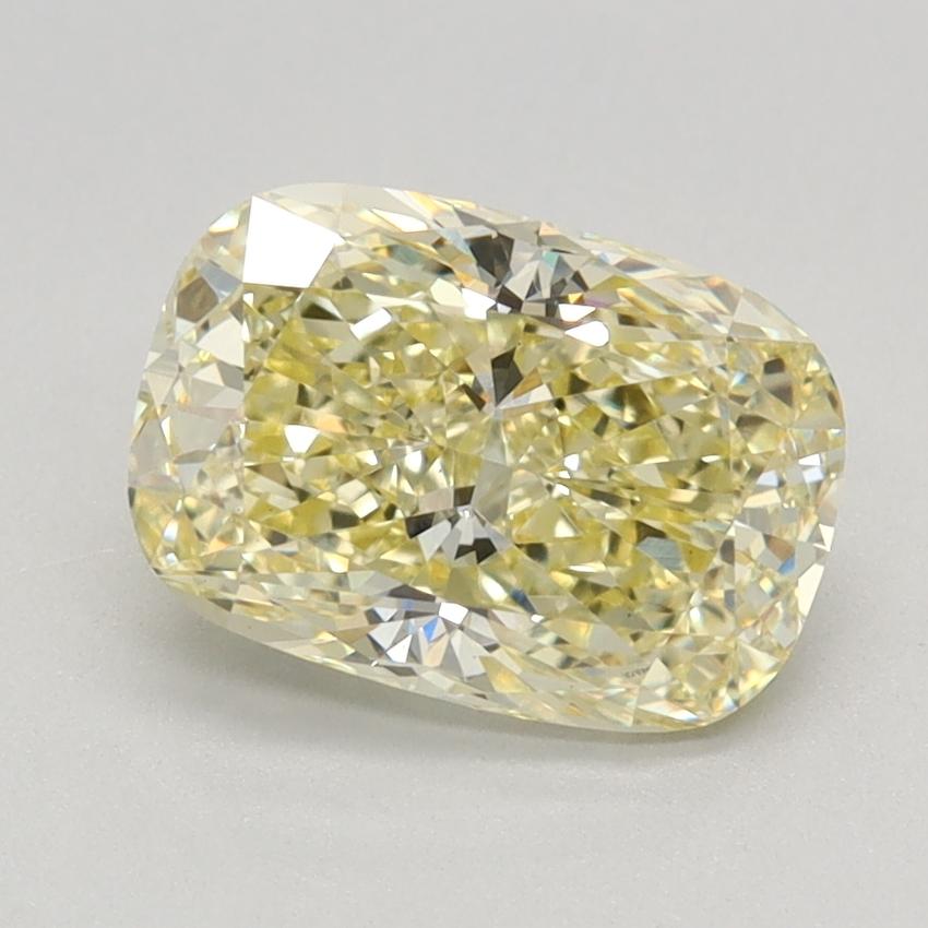 1.56 Ct. Fancy Yellow Cushion Lab Grown Diamond