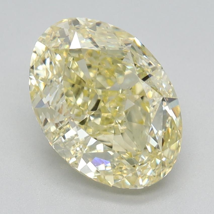 2.11 Ct. Fancy Intense Yellow Oval Lab Grown Diamond