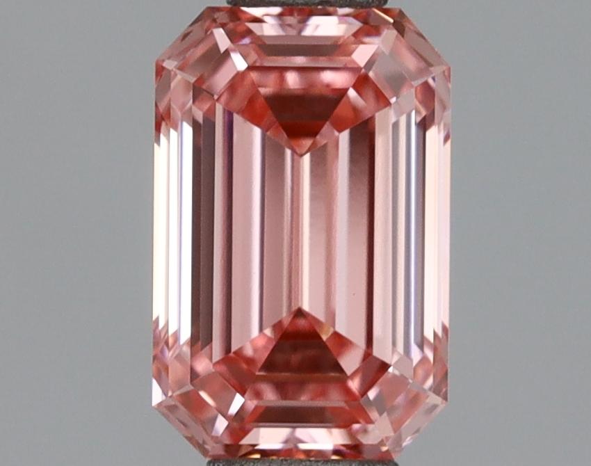 1.01 Ct. Fancy Vivid Pink Emerald Lab Grown Diamond