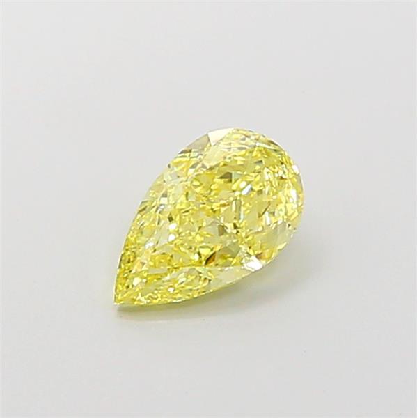 1.07 Ct. Fancy Intense Yellow Pear Lab Grown Diamond