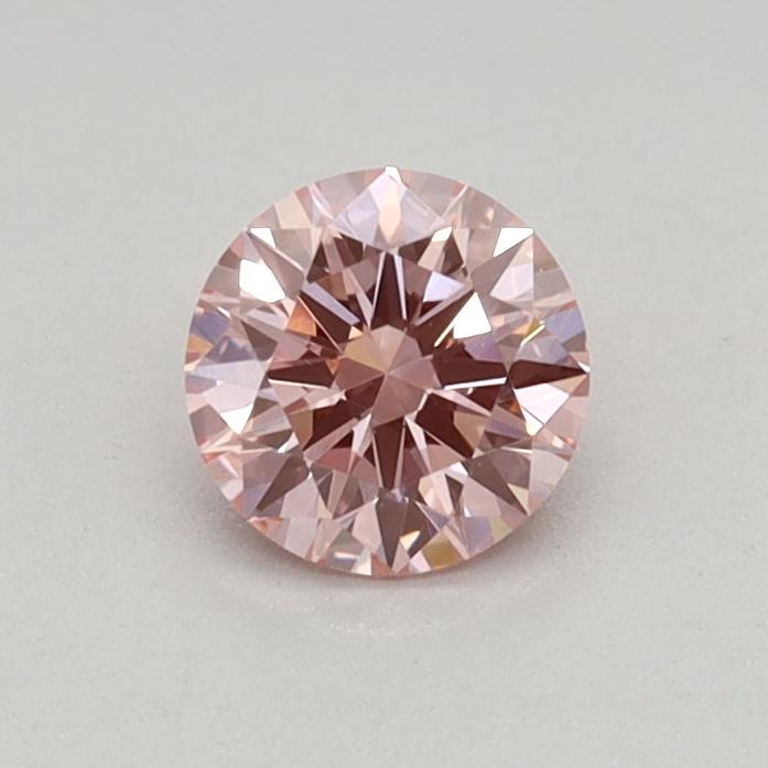 0.31 Ct. Fancy Vivid Pink Round Lab Grown Diamond