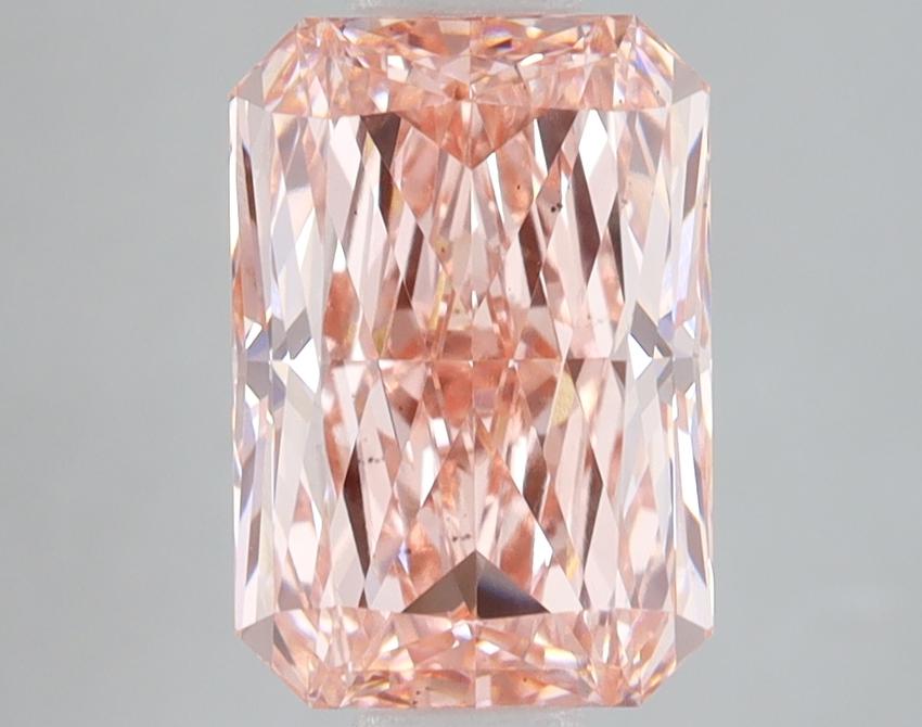 3.09 Ct. Fancy Vivid Pink Radiant Lab Grown Diamond