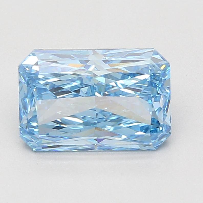 3.10 Ct. Fancy Vivid Blue Radiant Lab Grown Diamond