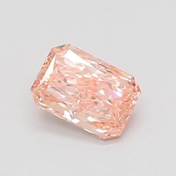 0.51 Ct. Fancy Vivid Pink Radiant Lab Grown Diamond