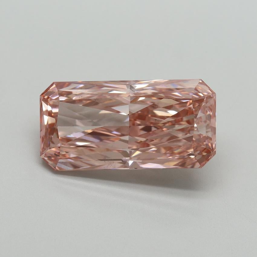 6.10 Ct. Fancy Vivid Pink Radiant Lab Grown Diamond
