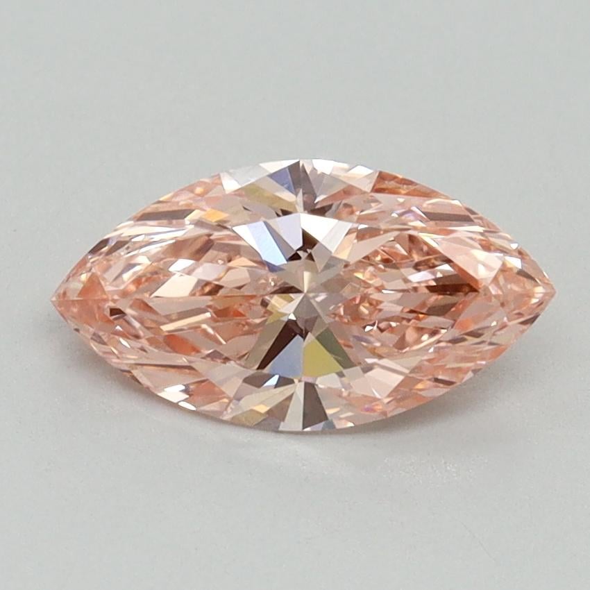 1.00 Ct. Fancy Vivid Pink Marquise Lab Grown Diamond