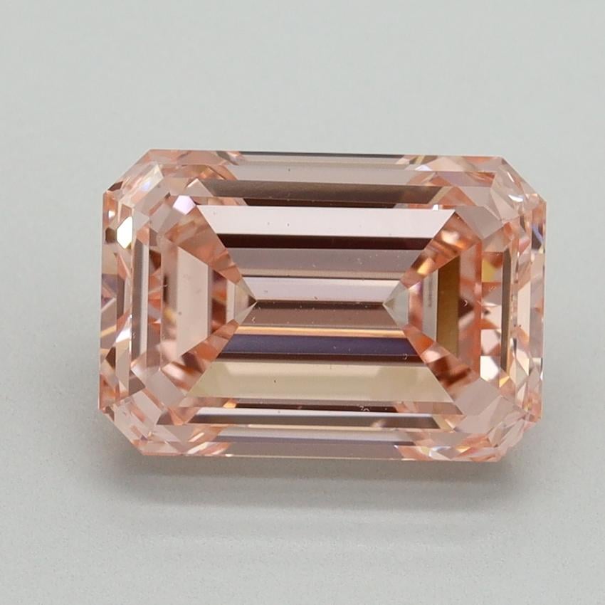 3.00 Ct. Fancy Intense Pink Emerald Lab Grown Diamond