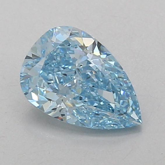 1.00 Ct. Fancy Vivid Blue Pear Lab Grown Diamond