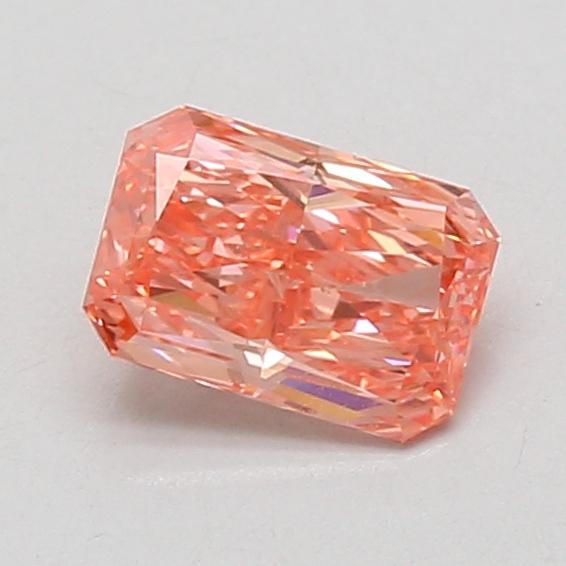 0.83 Ct. Fancy Vivid Pink Radiant Lab Grown Diamond