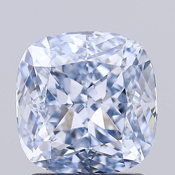 1.77 Ct. Fancy Blue Cushion Lab Grown Diamond