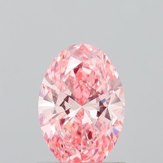 1.06 Ct. Fancy Vivid  Pink Oval Lab Grown Diamond