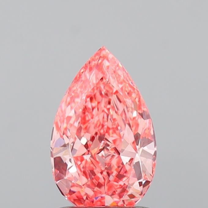 1.03 Ct. Fancy Vivid  Pink Pear Lab Grown Diamond
