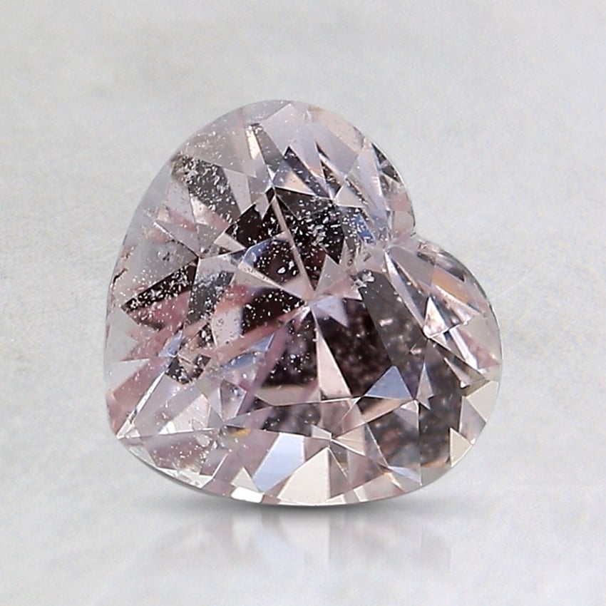 7.1x7.8mm Unheated Peach Heart Sapphire