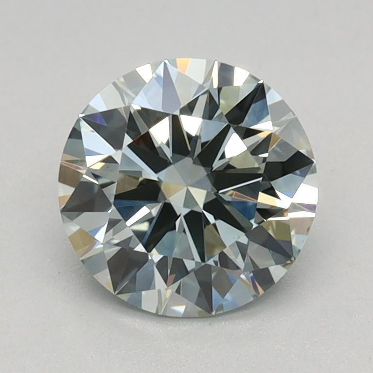 0.90 Ct. Fancy Green Round Lab Grown Diamond