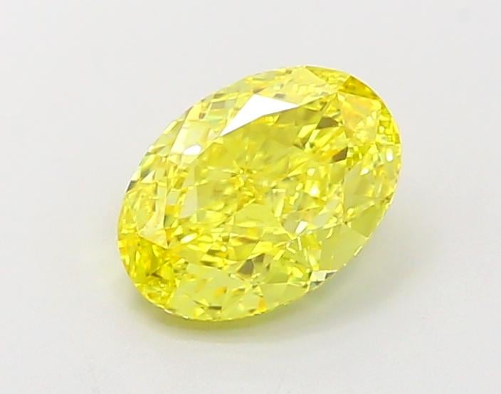 1.35 Ct. Fancy Vivid  Yellow Oval Lab Grown Diamond