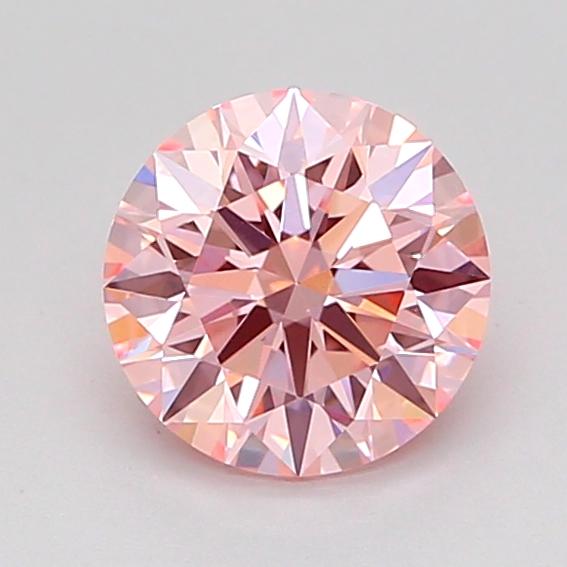 1.02 Ct. Fancy Intense Pink Round Lab Grown Diamond
