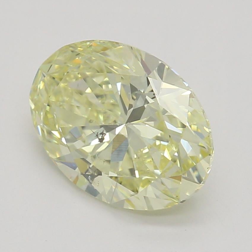 1.01 Ct. Fancy Yellow Oval Diamond