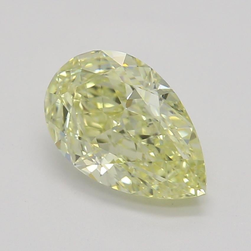 0.70 Ct. Fancy Yellow Pear Diamond