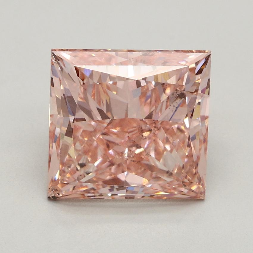 3.19 Ct. Fancy Intense Pink Princess Lab Grown Diamond