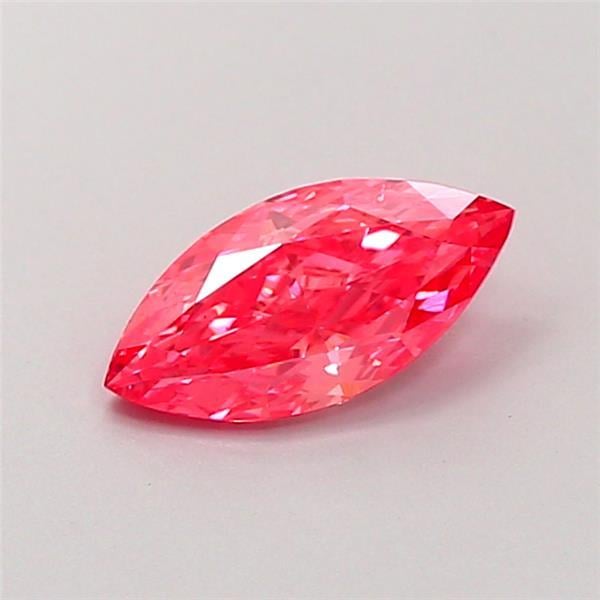0.79 Ct. Fancy Vivid  Pink Marquise Lab Grown Diamond