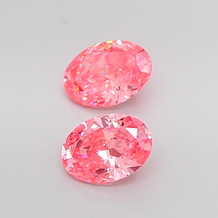 1.09 Ct. Fancy Pink Oval Lab Grown Diamond